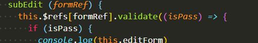 Vue Element校驗validate的實例