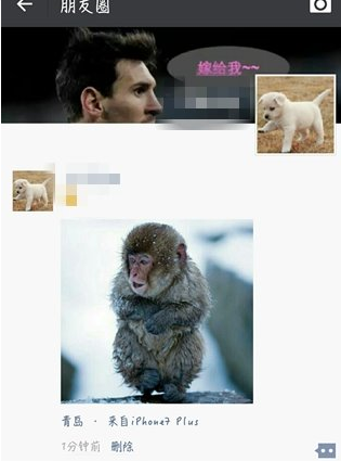 朋友圈iphone7小尾巴怎么設(shè)置 微信朋友圈來(lái)自iPhone7客戶(hù)端方法