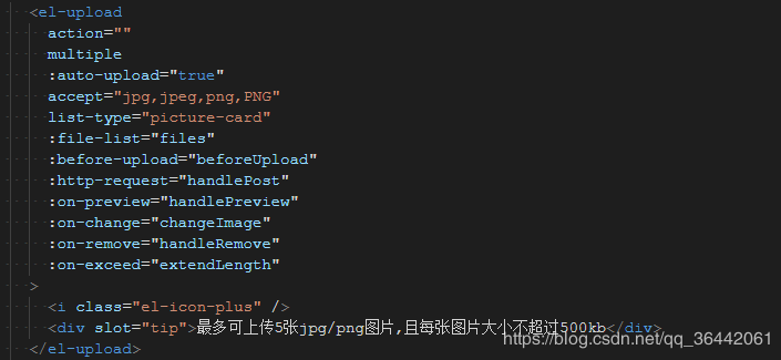 Vue+elementUI實(shí)現(xiàn)多圖片上傳與回顯功能（含回顯后繼續(xù)上傳或刪除）