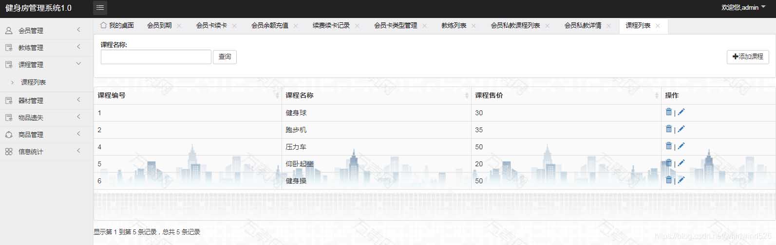 使用Springboot實(shí)現(xiàn)健身房管理系統(tǒng)
