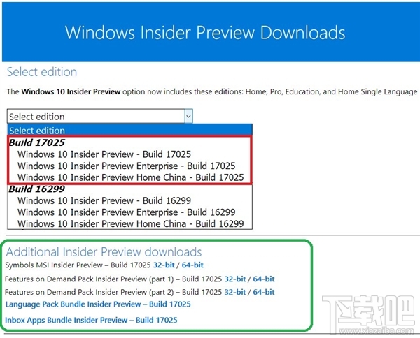 Win10 RS4 ISO鏡像下載地址 Win10 Build 17025下載地址