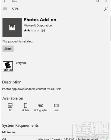 win10中的Photos Add-on怎么卸載？