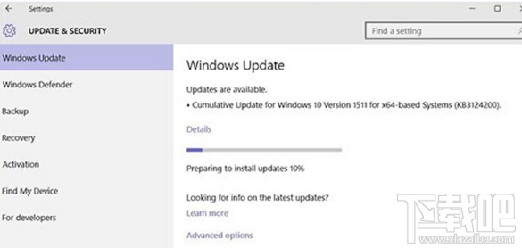 Win10創(chuàng)意者KB3124200補丁怎么安裝不了