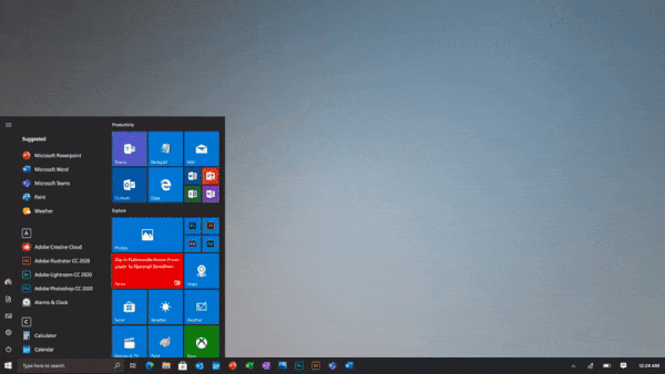 微軟將在五月放出Windows 10開始菜單新UI預告片