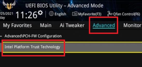 華碩主板安裝win11系統bios設置教程