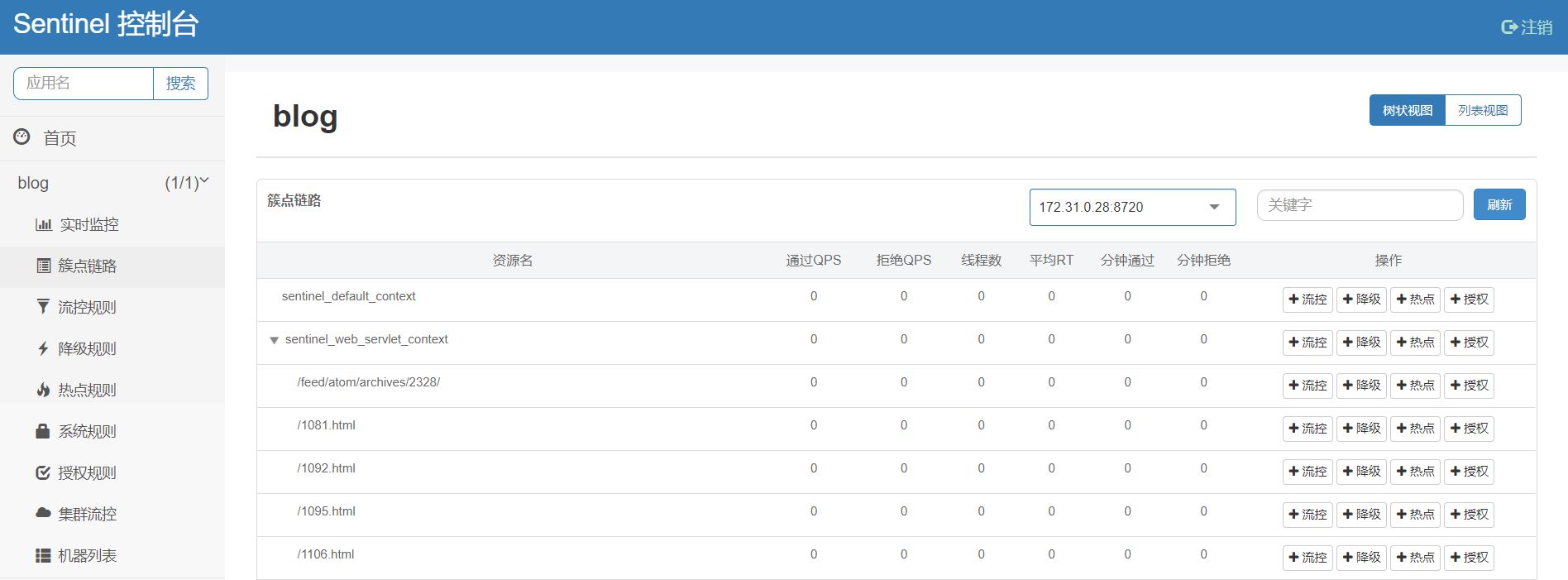 SpringBoot2.0+阿里巴巴Sentinel動(dòng)態(tài)限流實(shí)戰(zhàn)(附源碼)