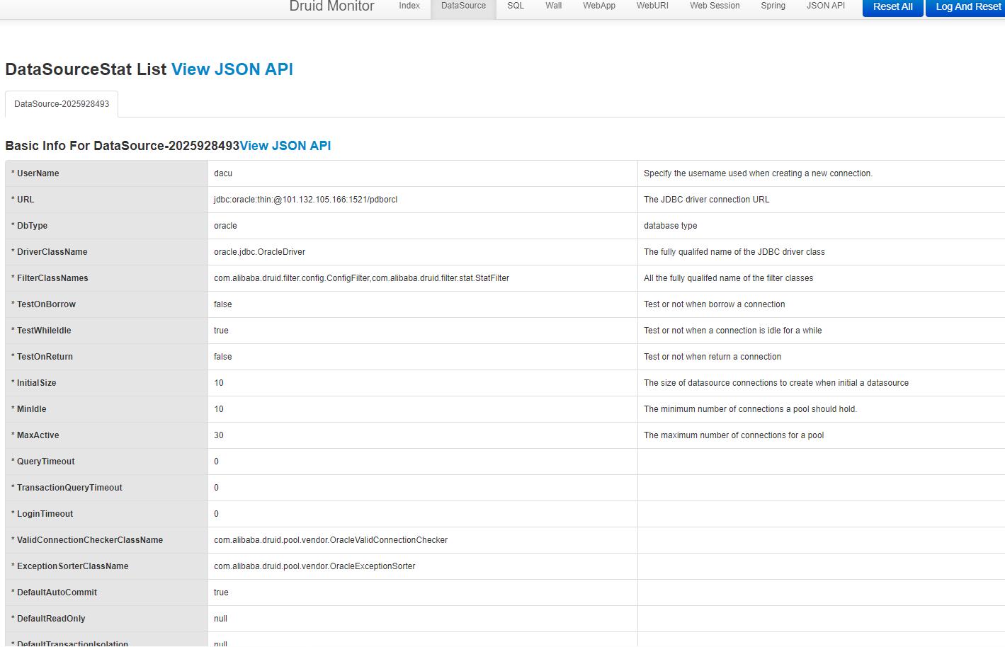 SpringBoot集成Druid監控頁面最小化配置操作