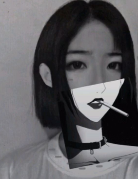 抖音動(dòng)漫半遮臉?biāo)夭脑趺醋?抖音半遮臉?biāo)夭膱D片制作教程
