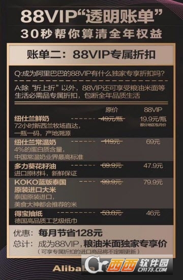 淘寶88vip會員88元/888元一年 淘寶88會員權(quán)限介紹