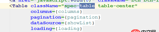 javascript - react我用了antdesign的table控件，我怎么強制用自己的style覆蓋掉調用的class的某個屬性