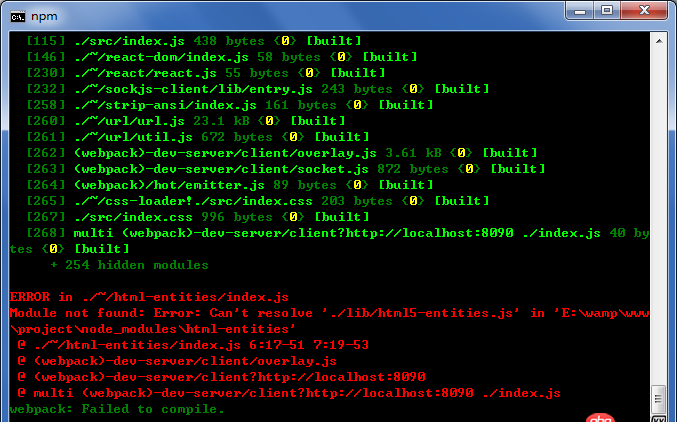 javascript - npm下載的模塊不完整是什么問(wèn)題？
