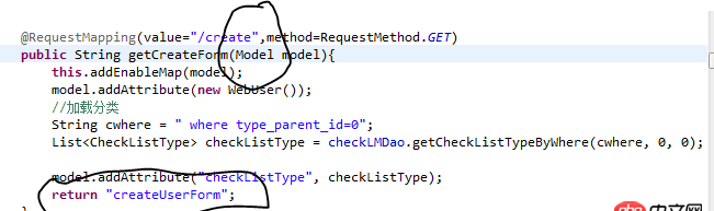 java - 這個model是哪里來的？這個return返回的是請求轉發嗎？