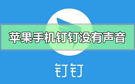蘋(píng)果手機(jī)釘釘沒(méi)有聲音怎么設(shè)置