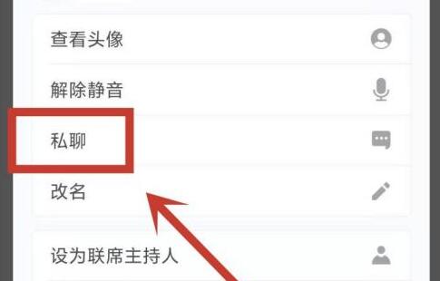 騰訊會(huì)議私聊主持人看得到嗎介紹