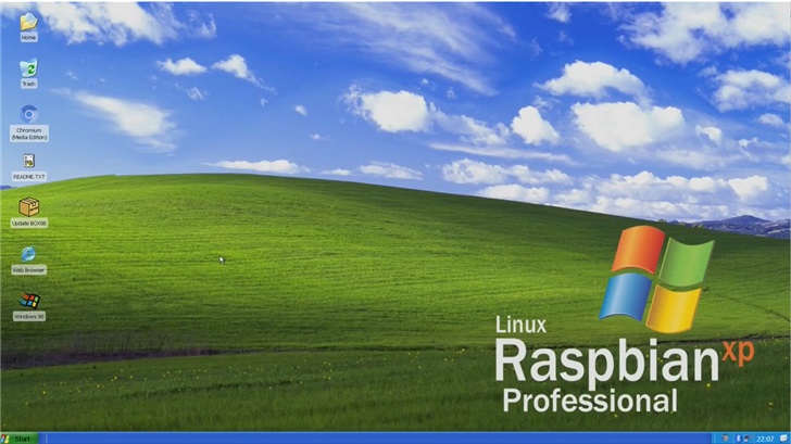 樹(shù)莓派4可安裝XP Linux Raspbian XP專(zhuān)業(yè)版系統(tǒng)介紹