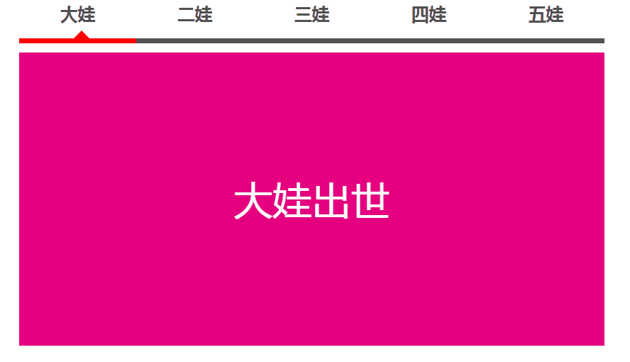 js實(shí)現(xiàn)tab欄切換效果