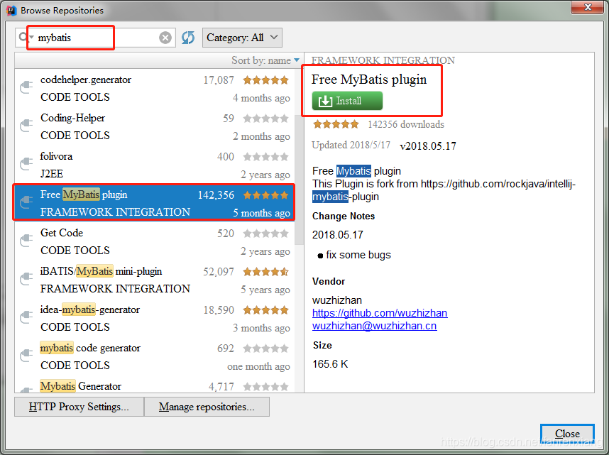 intellij idea中安裝、配置mybatis插件Free Mybatis plugin的教程詳解