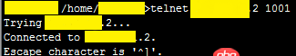 linux系統(tǒng)用telnet發(fā)自定義報(bào)文