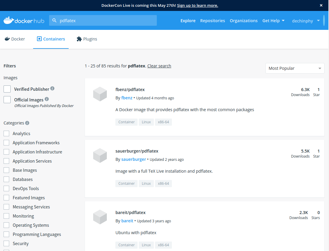 docker的pdflatex環(huán)境配置的方法步驟