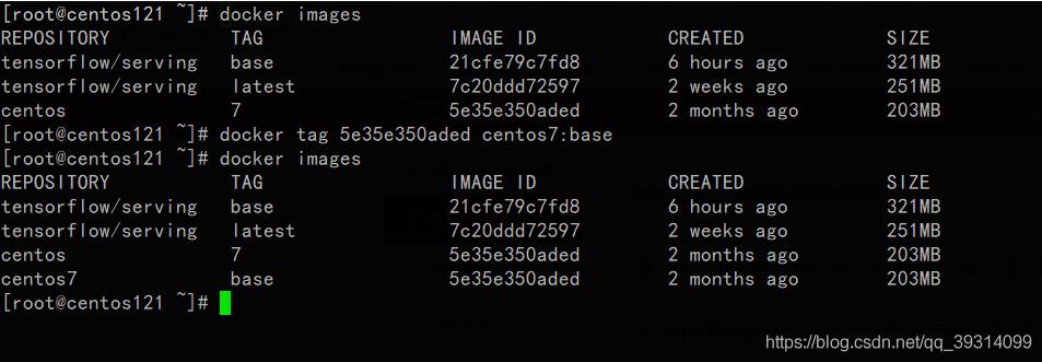 docker實現(xiàn)重新打tag并刪除原tag的鏡像