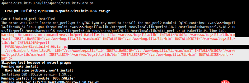 apache - ubuntu環境下安裝bugzilla，執行成功，但是訪問時候出現404 not found