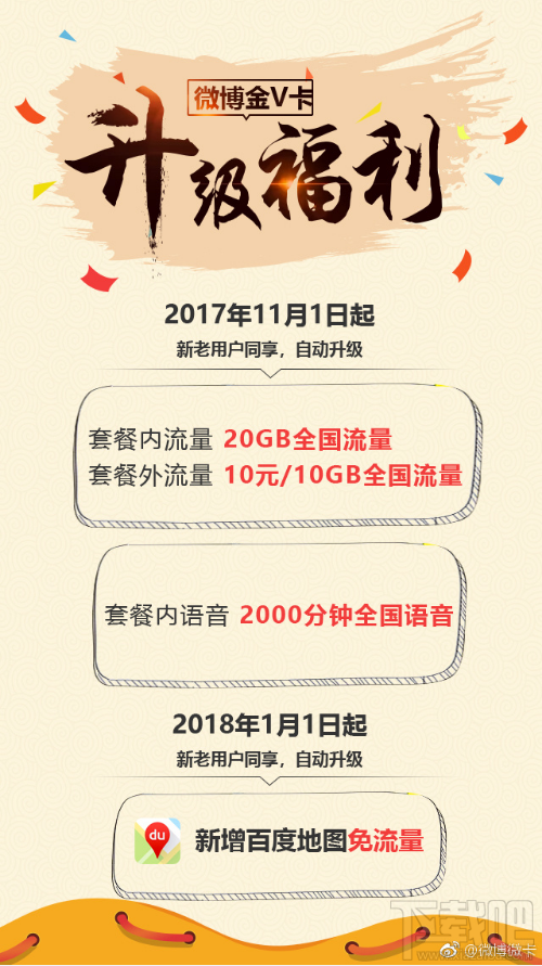 微博金V卡套餐升級福利有哪些？升級福利內(nèi)容一覽