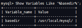 MySQL中查看數(shù)據(jù)庫(kù)安裝路徑的方法