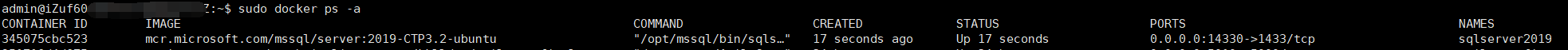 使用Docker運行SQL Server的實現(xiàn)