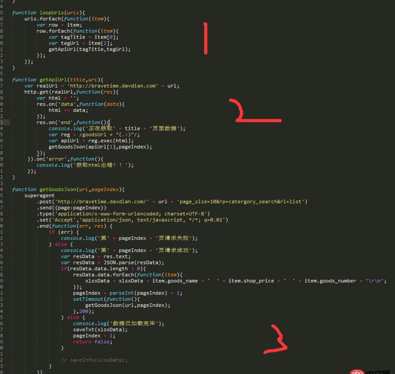 node.js - 用node做爬蟲，循環(huán)模擬接口獲取數(shù)據(jù)，async/await怎么做到同步操作，控制流程？