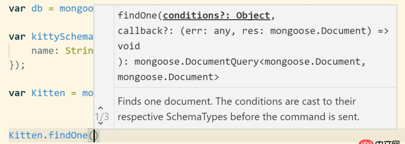 node.js - 關(guān)于mongoose方法的回調(diào)函數(shù)的參數(shù)問(wèn)題，如何知道參數(shù)個(gè)數(shù)以及參數(shù)代表什么含義呢？