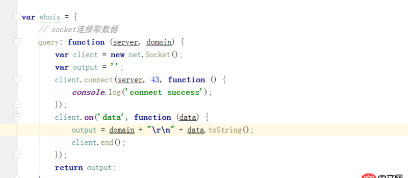 node.js - node socket出錯，這是什么原因？另外我想設置連接超時，怎么寫呢？