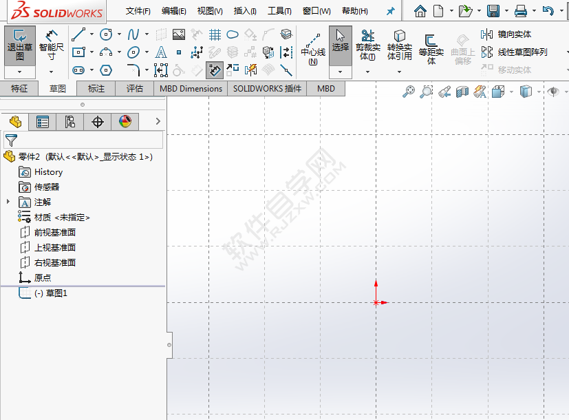 solidworks網(wǎng)格線設(shè)置的方法
