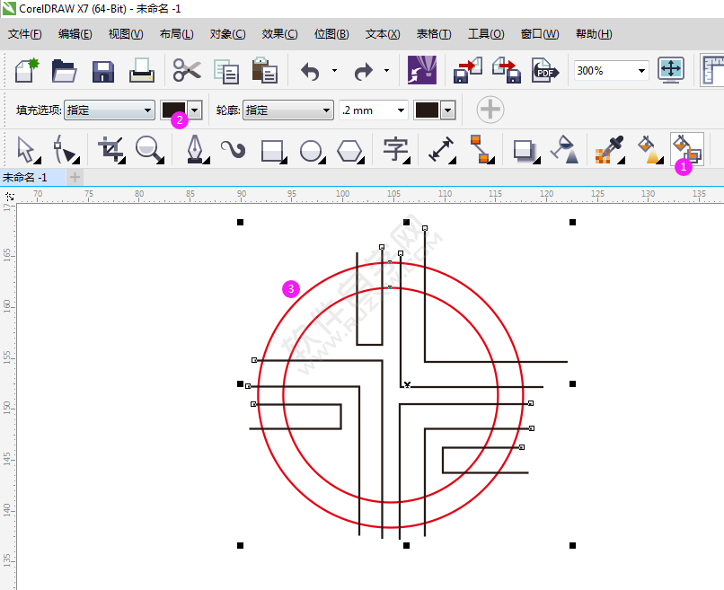 用CDR設(shè)計一個SDG英文的LOGO
