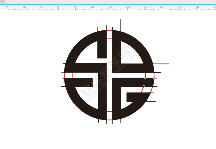 用CDR設(shè)計一個SDG英文的LOGO