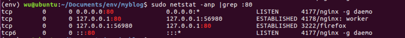 nginx+uwsgi部署django，8000端口正常，80端口404