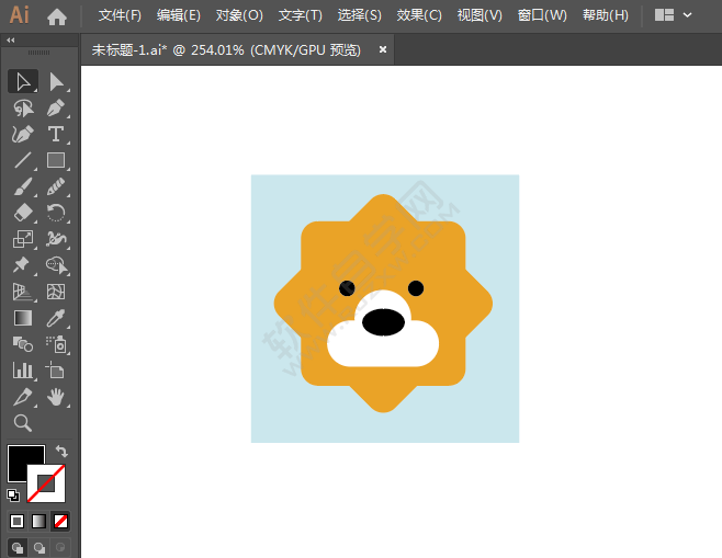 ai繪制蘇寧LOGO標(biāo)志的方法