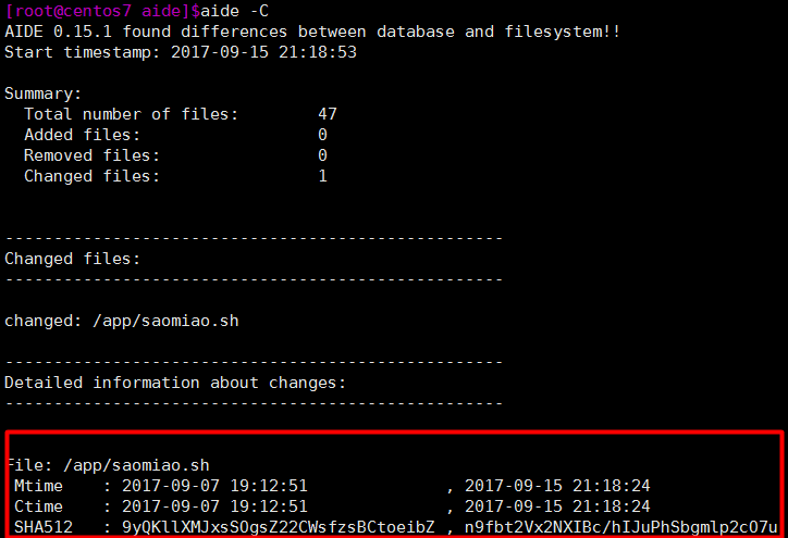 Linux如何基于AIDE檢測文件系統完整性