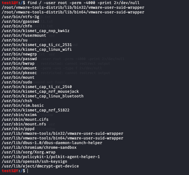 Linux使用suid vim.basic文件實現(xiàn)提權(quán)