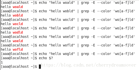 linux 正則表達式grep實例分析