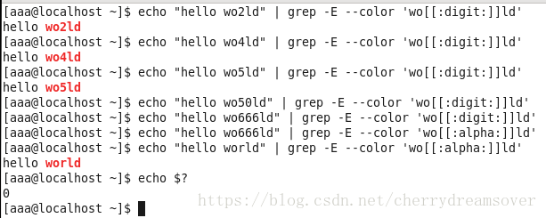 linux 正則表達式grep實例分析