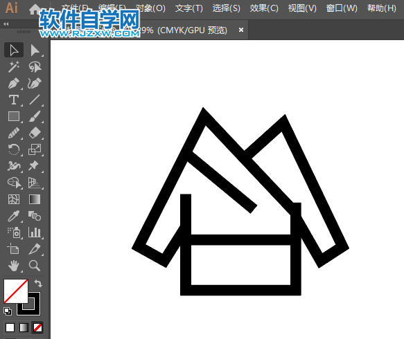 家居服標識用ai設(shè)計的方法