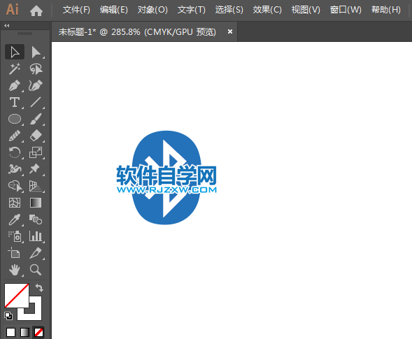 藍牙設(shè)備圖標用AI繪制的方法