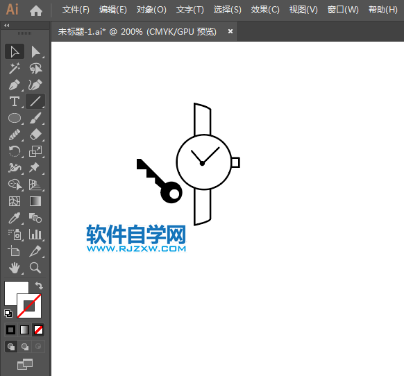 ai怎么設(shè)計禁止金屬物標(biāo)志