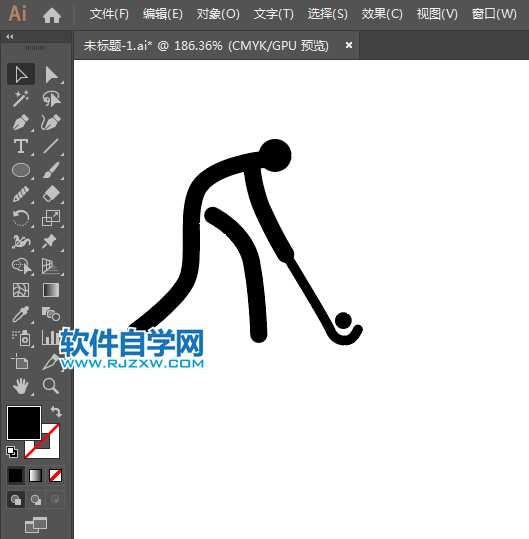 ai怎么設(shè)計(jì)曲棍球標(biāo)識