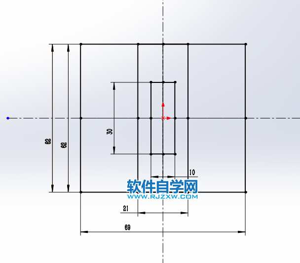 solidworks繪制草圖繪制對(duì)稱圖