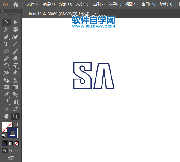 ai怎么設(shè)計三星標(biāo)志矢量圖