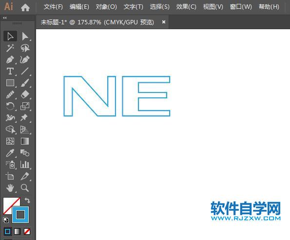 ai怎么設(shè)計(jì)NEC標(biāo)志