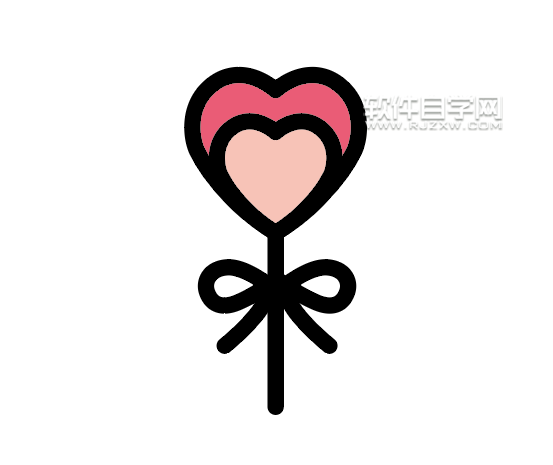 ai怎么畫一個(gè)心形棒
