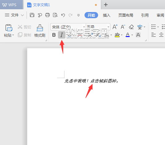 WPS文本中怎么設(shè)置內(nèi)容傾斜效果