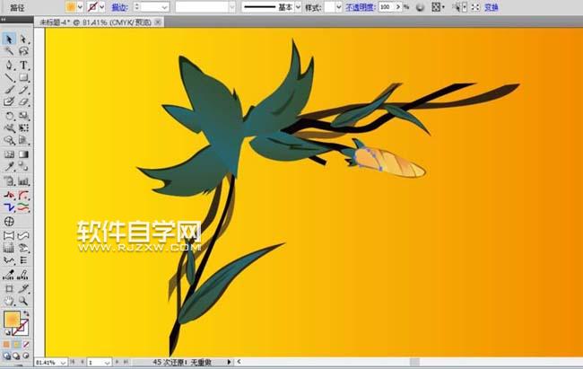ai花朵怎么畫